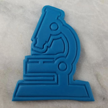 Microscope Cookie Cutter Stamp & Outline #1
