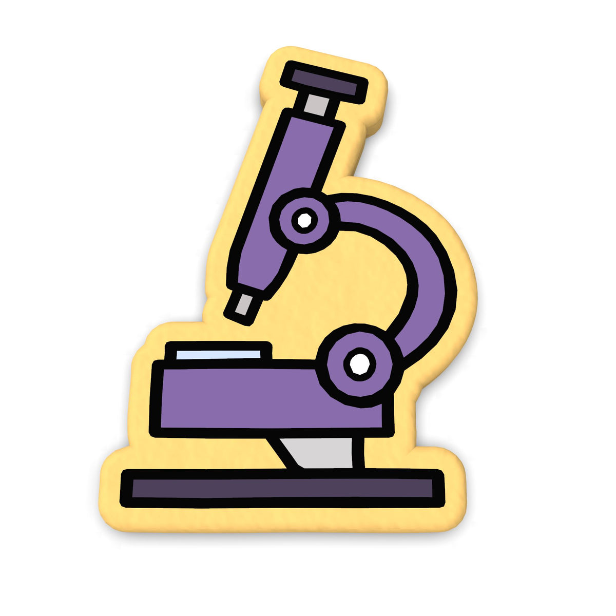 Microscope Cookie Cutter | Stamp | Stencil #1
