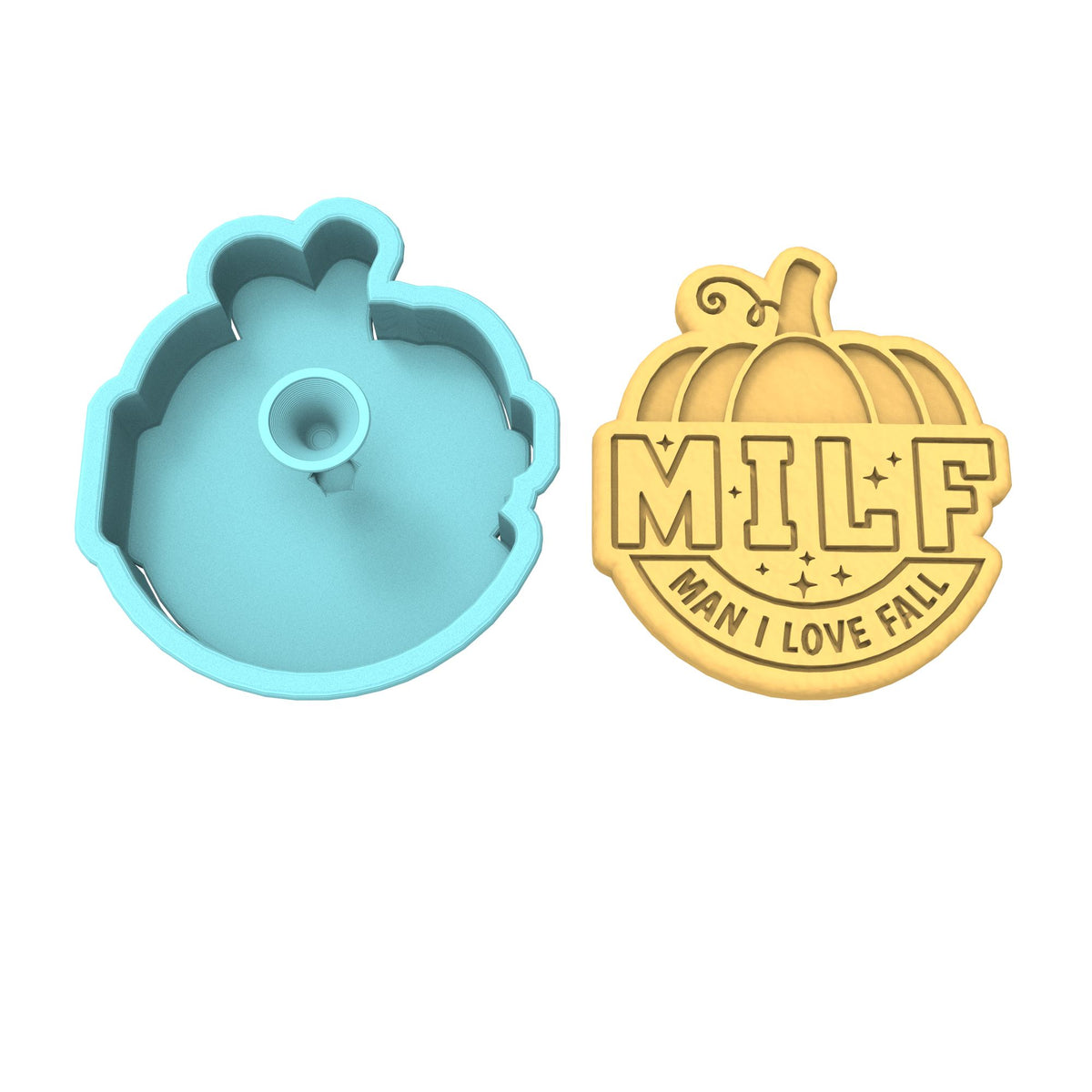 MILF (Man I Love Fall) Cookie Cutter | Stamp | Stencil #1