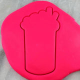 Milkshake Cookie Cutter Outline #1 Beach / Summer Cookie Cutter Lady 