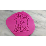 Miss to Mrs. Cookie Cutter  Stamp & Outline #1