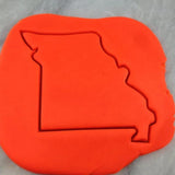 Missouri Cookie Cutter Outline - States/Country/Continent
