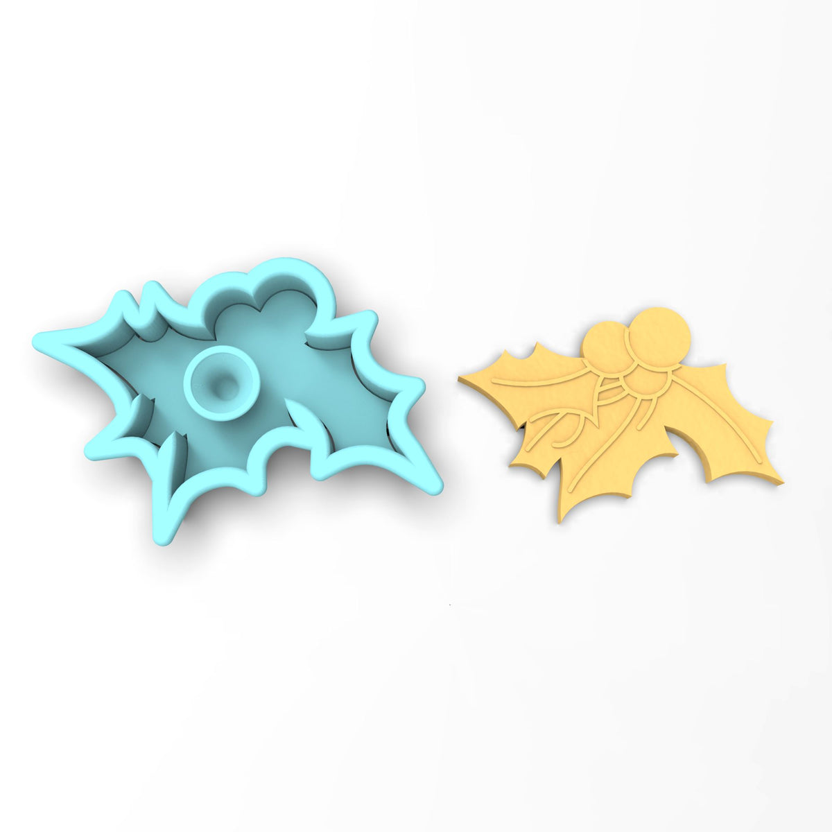 Mistletoe Cookie Cutter | Stamp | Stencil #1