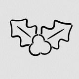 Mistletoe Cookie Cutter | Stamp | Stencil #2