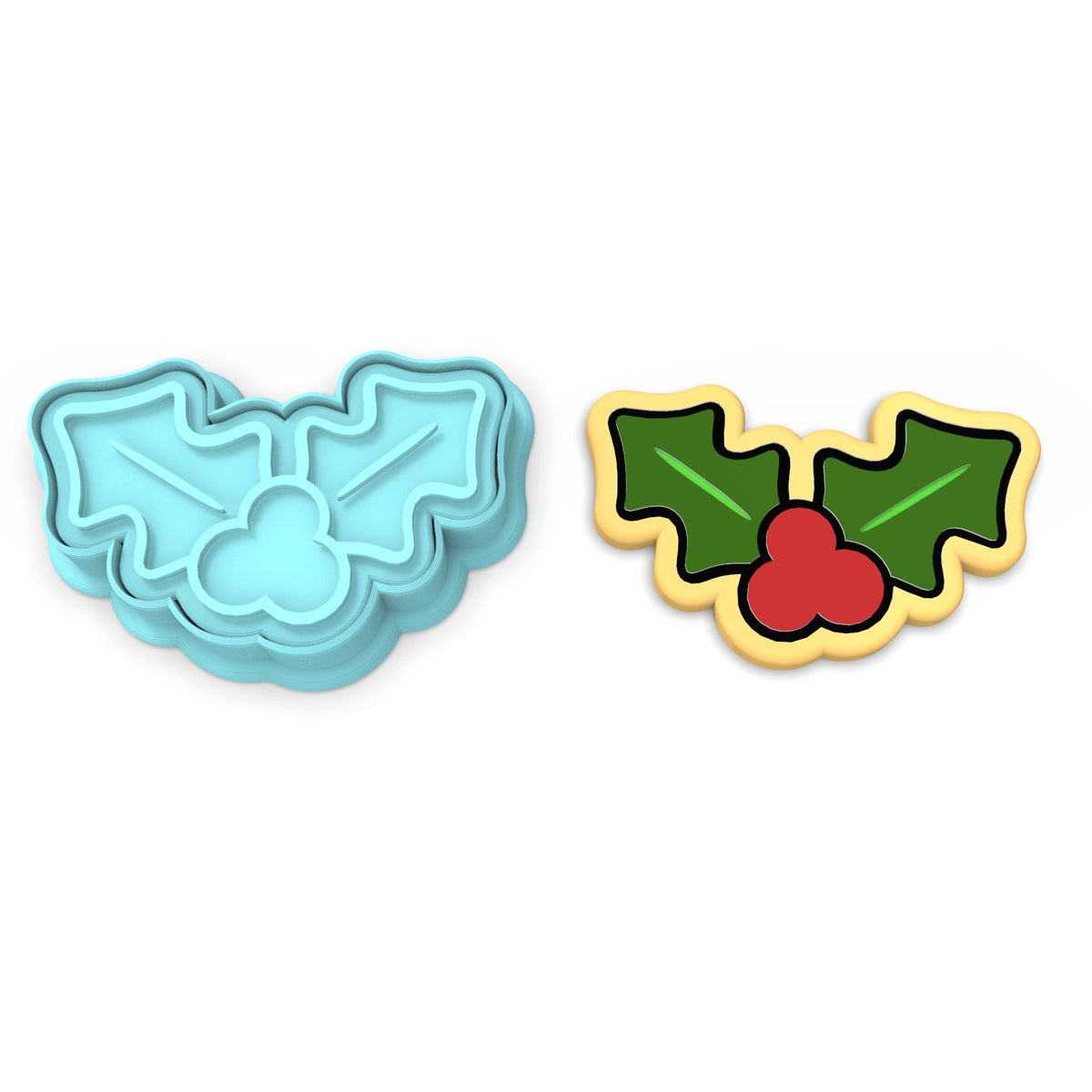 Mistletoe Cookie Cutter | Stamp | Stencil #2