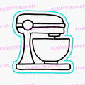 Mixer Cookie Cutter | Stamp | Stencil #1