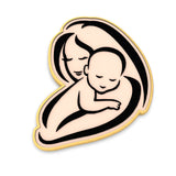 Mom and Baby Cookie Cutter | Stamp | Stencil #2