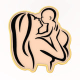 Mom and Baby Cookie Cutter | Stamp | Stencil #3