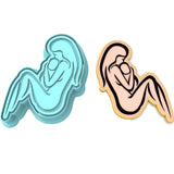 Mom and Baby Cookie Cutter | Stamp | Stencil #4