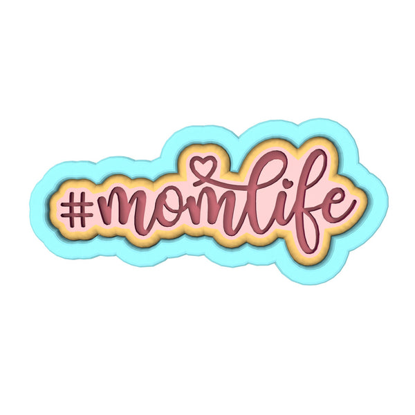 Mom Life Cookie Cutter | Stamp | Stencil Animals & Dinosaurs Cookie Cutter Lady 