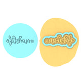 Mom Life Cookie Cutter | Stamp | Stencil Animals & Dinosaurs Cookie Cutter Lady MINI - 2 Inches (5cm) **BUNDLE** Cutter + Debosser 
