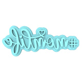 Mom Life Cookie Cutter | Stamp | Stencil Animals & Dinosaurs Cookie Cutter Lady MINI - 2 Inches (5cm) Stamp ONLY 