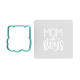 Mom of Boys Cookie Cutter | Stamp | Stencil Cookie Cutters Cookie Cutter Lady 2 Inch Small Cupcake Cutter Only Yes