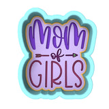 Mom of Girls Cookie Cutter | Stamp | Stencil Cookie Cutters Cookie Cutter Lady 