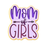 Mom of Girls Cookie Cutter | Stamp | Stencil Cookie Cutters Cookie Cutter Lady 