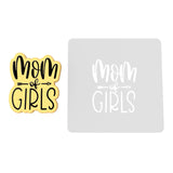Mom of Girls Cookie Cutter | Stamp | Stencil Cookie Cutters Cookie Cutter Lady 2 Inch Small Cupcake Stamp Only Yes