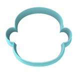 Monkey Head Cookie Cutter | Stamp | Stencil #1