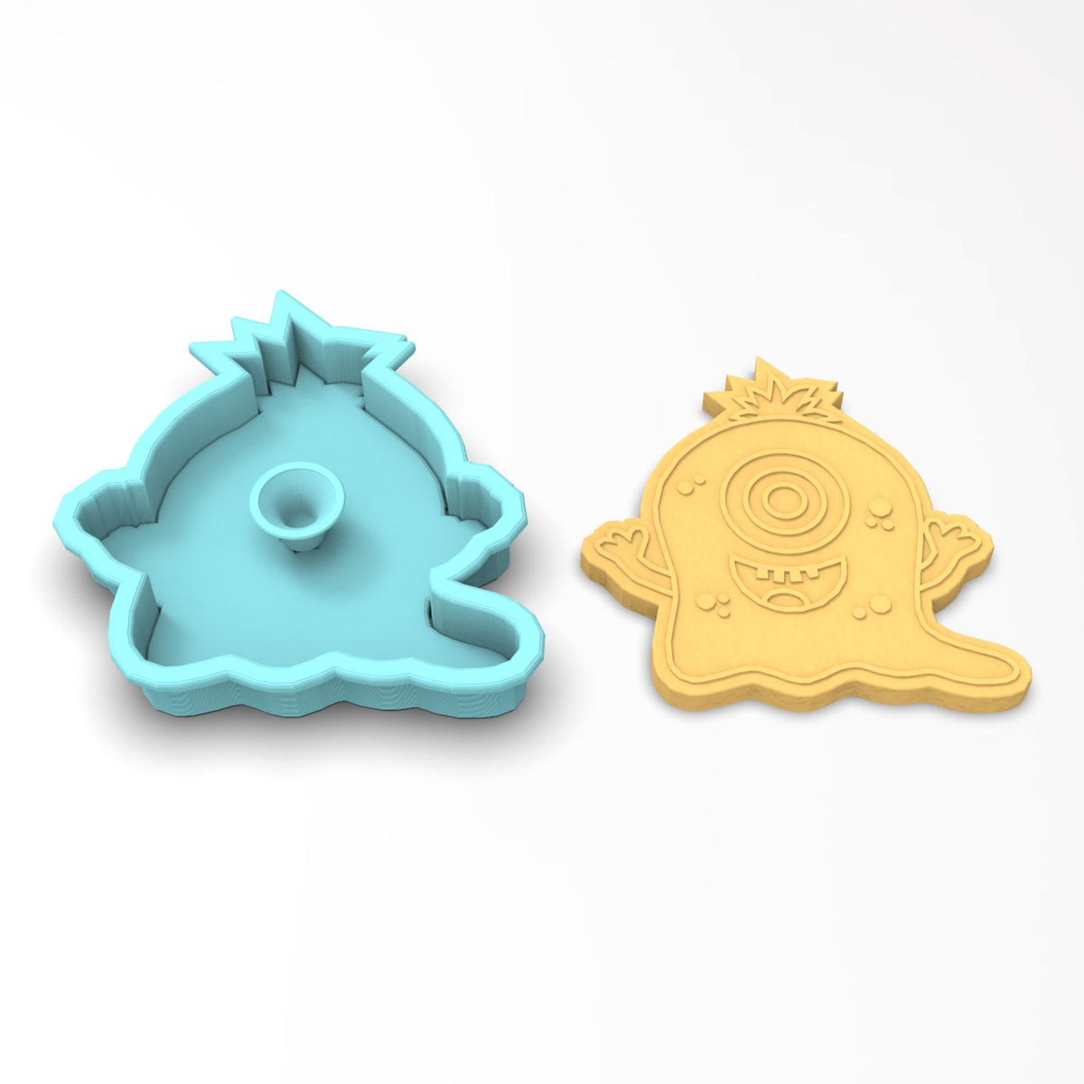 Monster Cookie Cutter | Stamp | Stencil #1