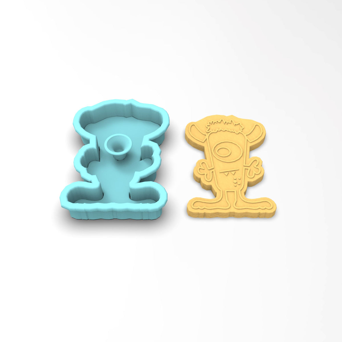 Monster Cookie Cutter | Stamp | Stencil #2