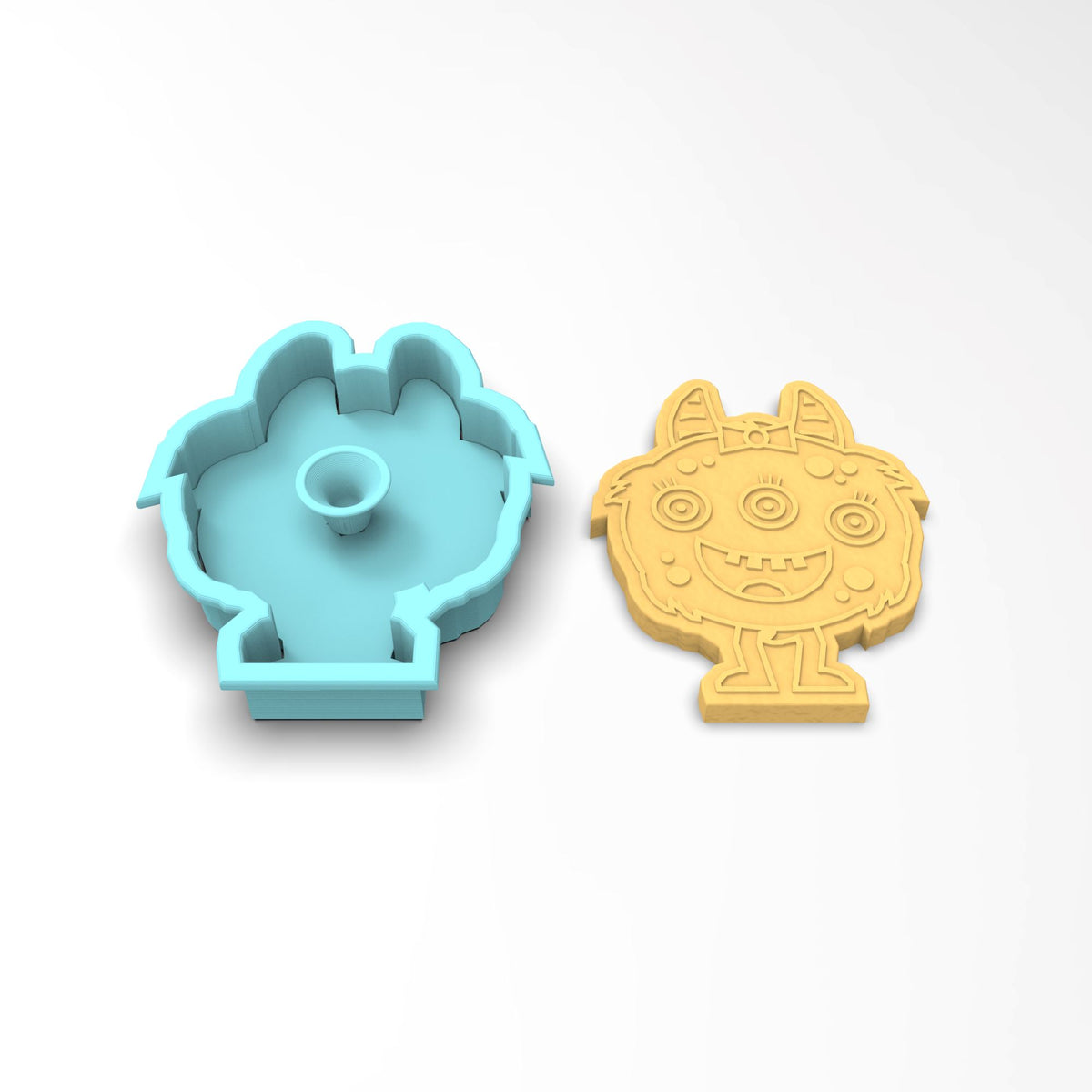 Monster Cookie Cutter | Stamp | Stencil #5