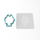 Monster Cookie Cutter | Stamp | Stencil #5