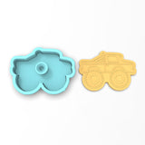 Monster Truck Cookie Cutter | Stamp | Stencil #1