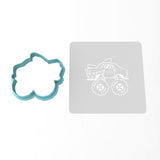 Monster Truck Cookie Cutter | Stamp | Stencil #2