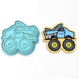 Monster Truck Cookie Cutter | Stamp | Stencil #2