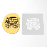 Monster Truck Cookie Cutter | Stamp | Stencil #3