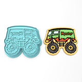 Monster Truck Cookie Cutter | Stamp | Stencil #3