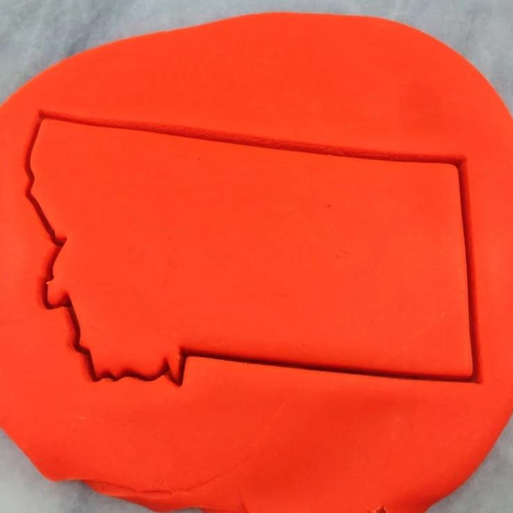 Montana Cookie Cutter Outline States/Country/Continent Cookie Cutter Lady 