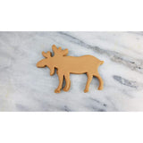 Moose Elk Cookie Cutter Outline #1 - Animals & Dinosaurs