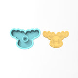 Moose Head Cookie Cutter | Stamp | Stencil #1
