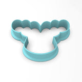 Moose Head Cookie Cutter | Stamp | Stencil #1