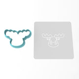 Moose Head Cookie Cutter | Stamp | Stencil #1