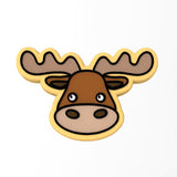Moose Head Cookie Cutter | Stamp | Stencil #1