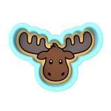 Moose Head Cookie Cutter | Stamp | Stencil #2
