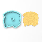 More Coffee Cookie Cutter | Stamp | Stencil #1