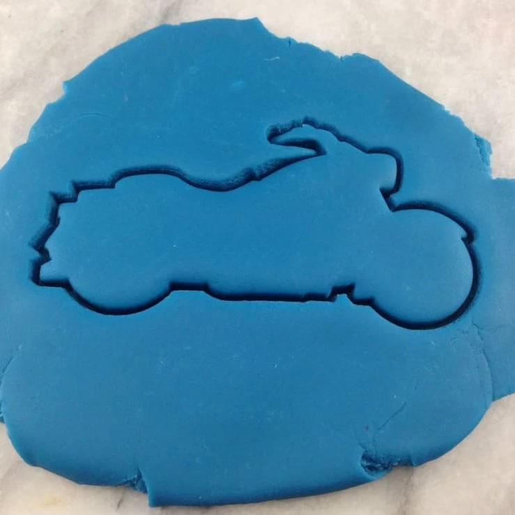 Motorcycle Cookie Cutter Outline Comic Book / Vehicles Cookie Cutter Lady 