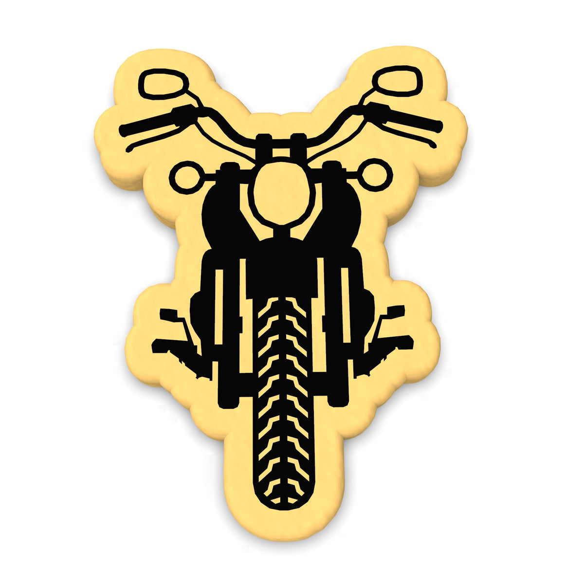 Motorcycle Cookie Cutter | Stamp | Stencil #1