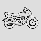 Motorcycle Cookie Cutter | Stamp | Stencil #3