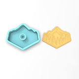 Mountain Range Cookie Cutter | Stamp | Stencil #1