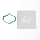 Mountain Range Cookie Cutter | Stamp | Stencil #1