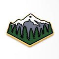 Mountain Range Cookie Cutter | Stamp | Stencil #1