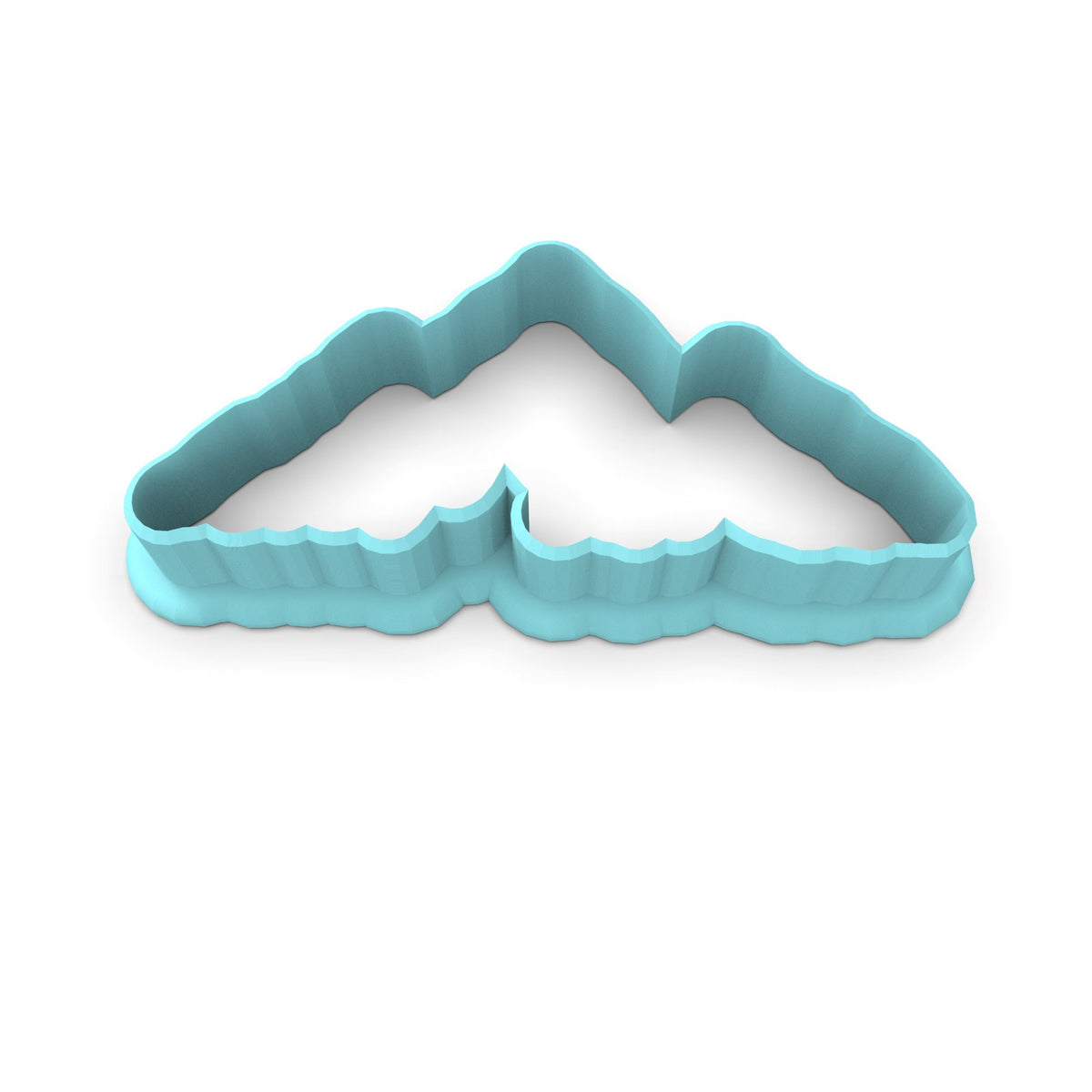 Mountain Range Cookie Cutter | Stamp | Stencil #2 Boys/ Army / Outdoorsman Cookie Cutter Lady 2 Inch Small Cupcake Cutter Only No