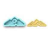 Mountain Range Cookie Cutter | Stamp | Stencil #2 Boys/ Army / Outdoorsman Cookie Cutter Lady 