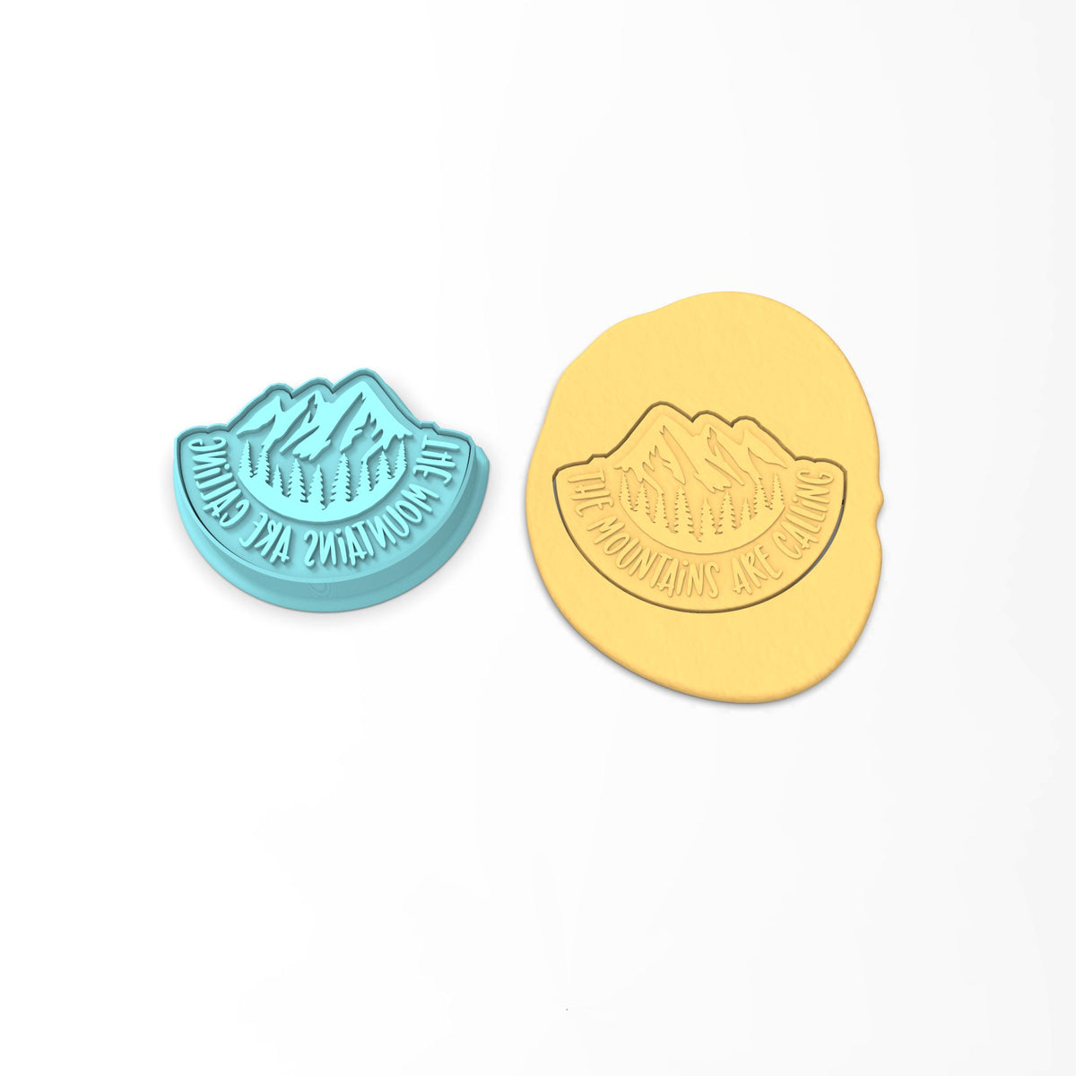 Mountains Are Calling Cookie Cutter | Stamp | Stencil #1