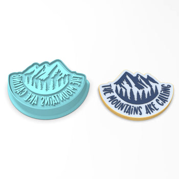 Mountains Are Calling Cookie Cutter | Stamp | Stencil #1