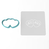 Mr. and Mrs. Cookie Cutter | Stamp | Stencil #1 Wedding / Baby / V Day Cookie Cutter Lady 2 Inch Small Cupcake Cutter Only Yes