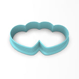 Mr. and Mrs. Cookie Cutter | Stamp | Stencil #1 Wedding / Baby / V Day Cookie Cutter Lady 2 Inch Small Cupcake Cutter Only No